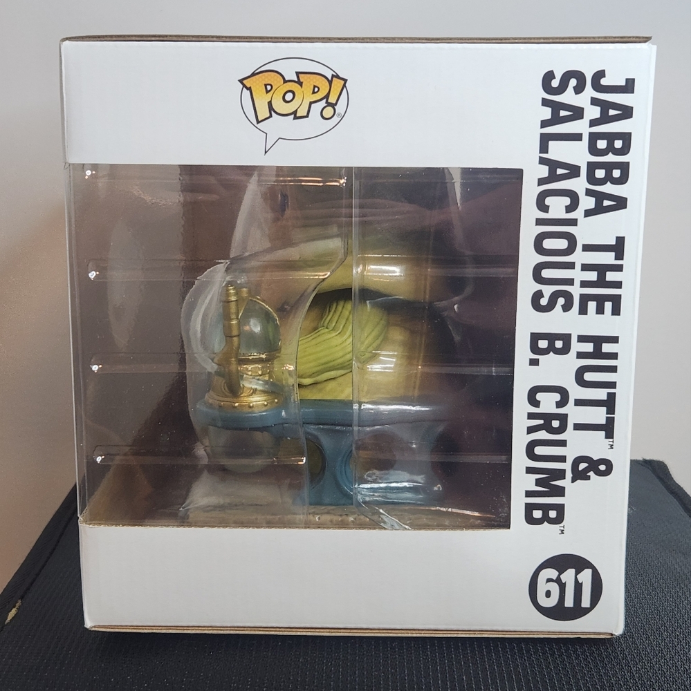 Funko Pop Jabba the Hut & Salacious B. Crumb #611 Star Wars - Picture 5 of 6